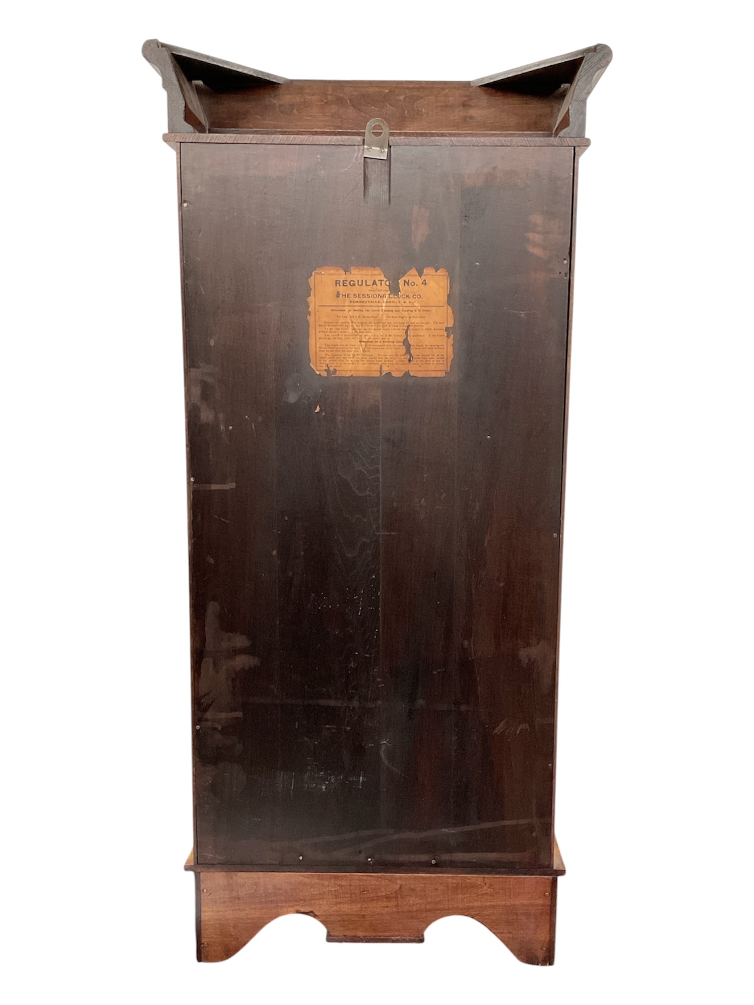 Sessions Clock Co. “Regulator No. 4?? Walnut Wall Clock - 4