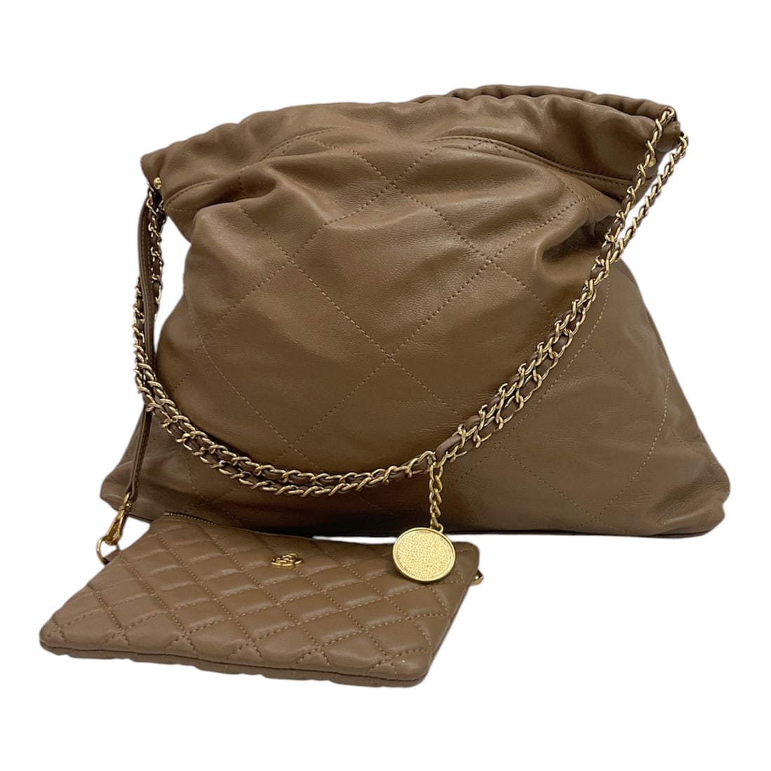 Doris & Jacky Quilted Shoulder Handbag with Matching Wallet (1 of 2)