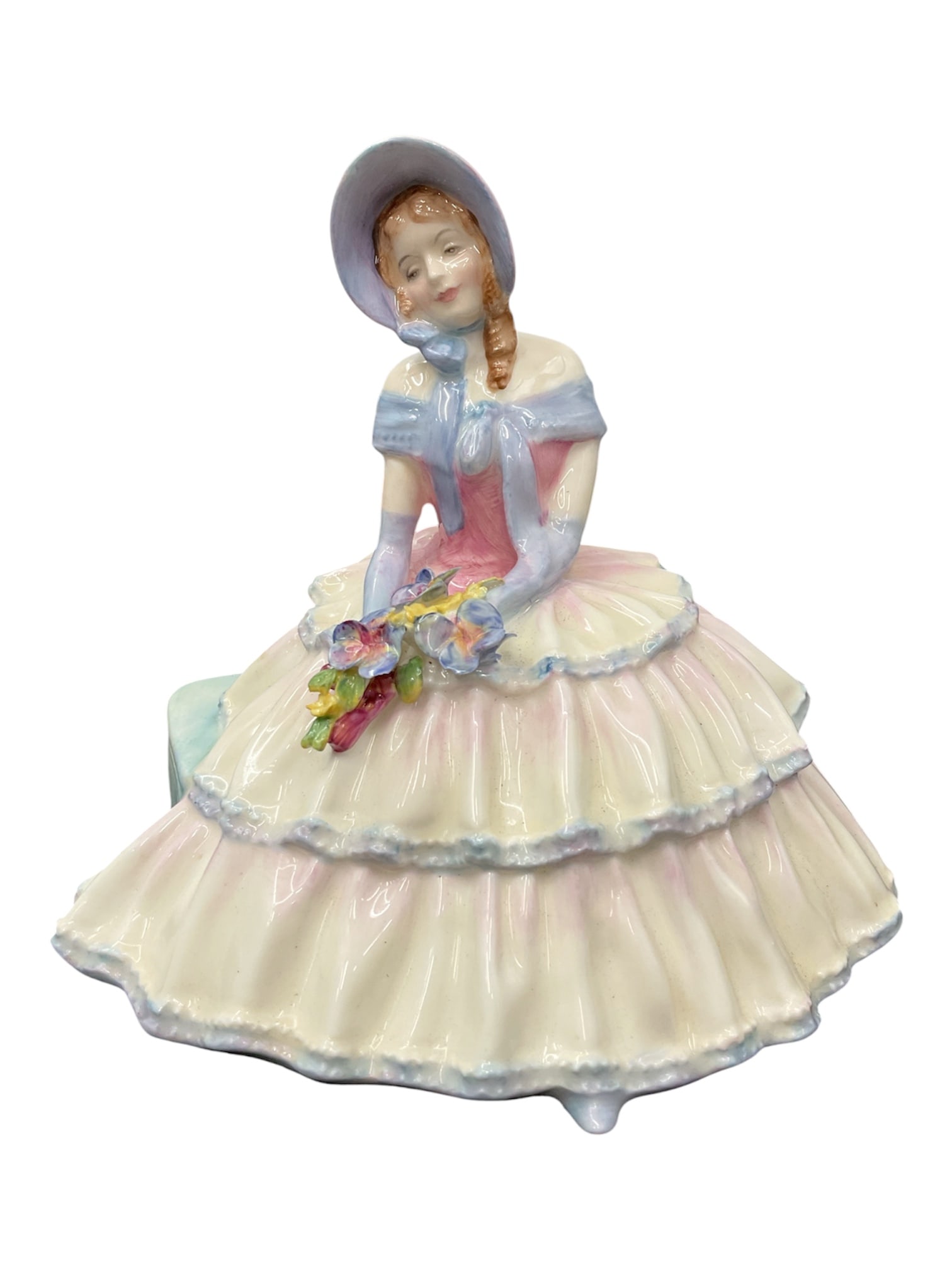 Daydreams HN 1731 by Leslie Harradine (Royal Doulton, 1935) Porcelain Figurine (1 of 5)