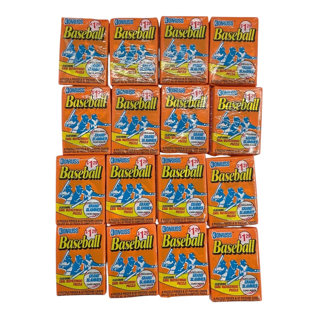 Vintage Unopened Baseball Card Wax Packs Lot of 16 (1 of 2)