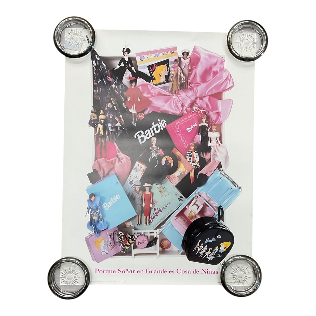 1999 Mattel Barbie 40th Anniversary Collector Poster (1 of 1)