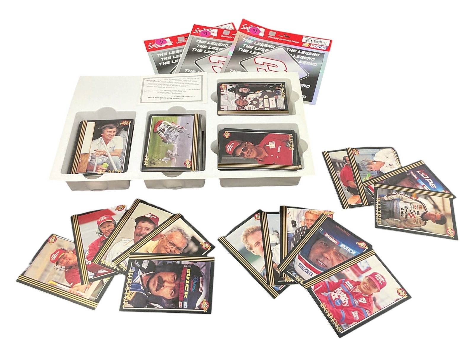Assorted NASCAR & Racing Trading Card Collection (1 of 3)