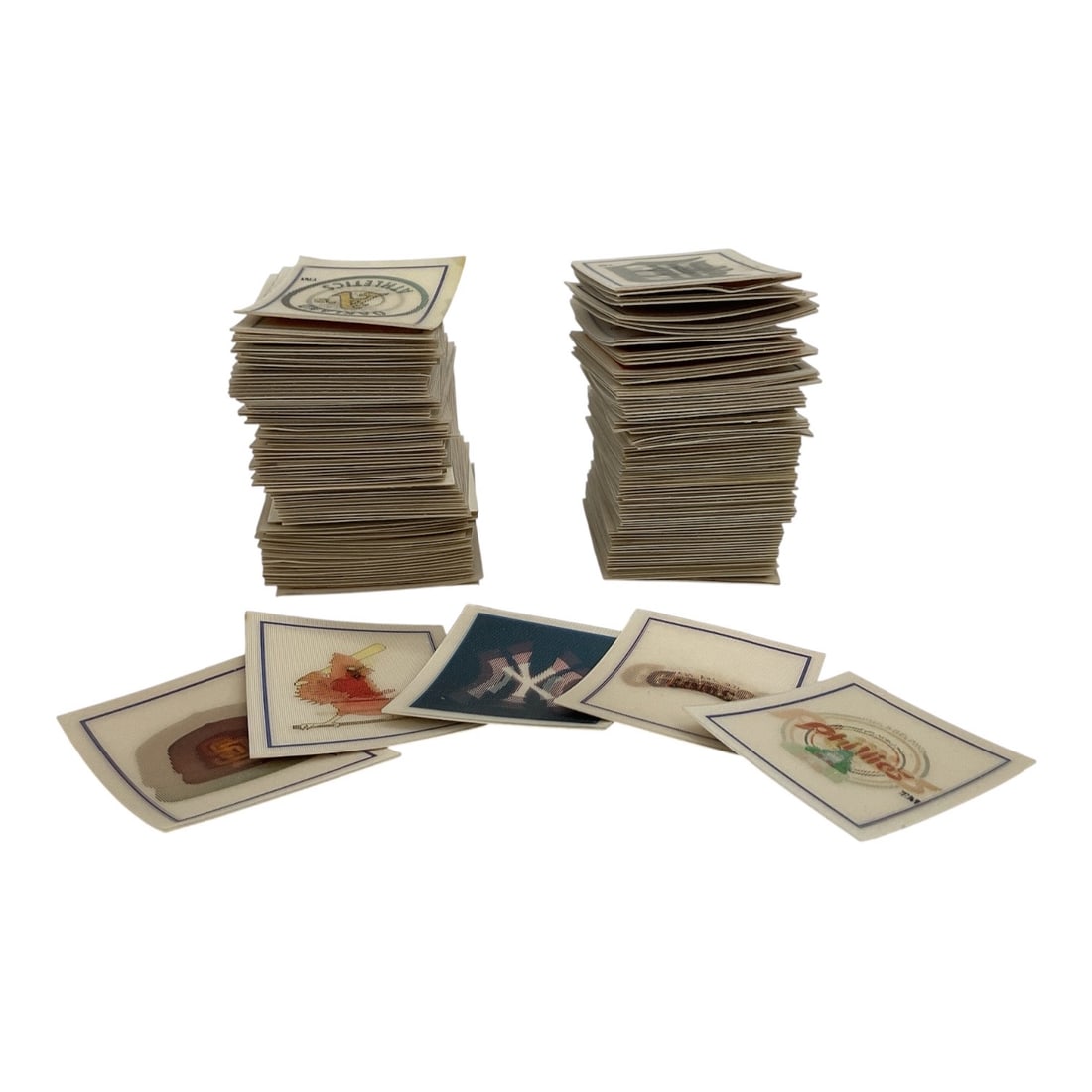 1987 Sportflics Mini Baseball Trivia Hologram MLB Trading Card Collection (1 of 3)