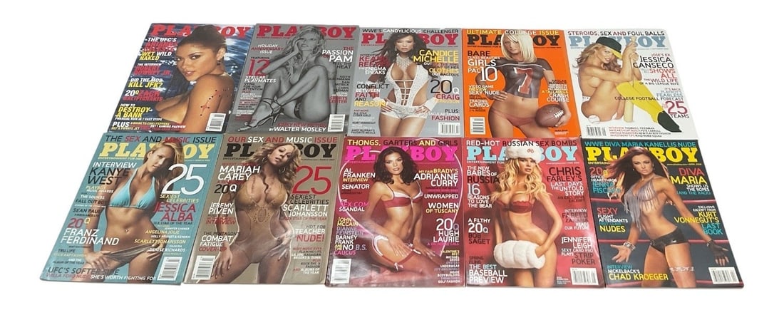 Playboy Magazine Collection Featuring Pamela Anderson, Scarlett Johansson & Jessica Alba (1 of 4)
