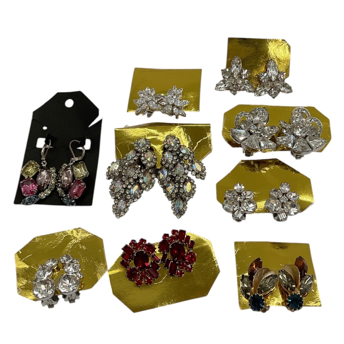 Vintage Rhinestone & Costume Clip-On Earrings Collection (1 of 2)