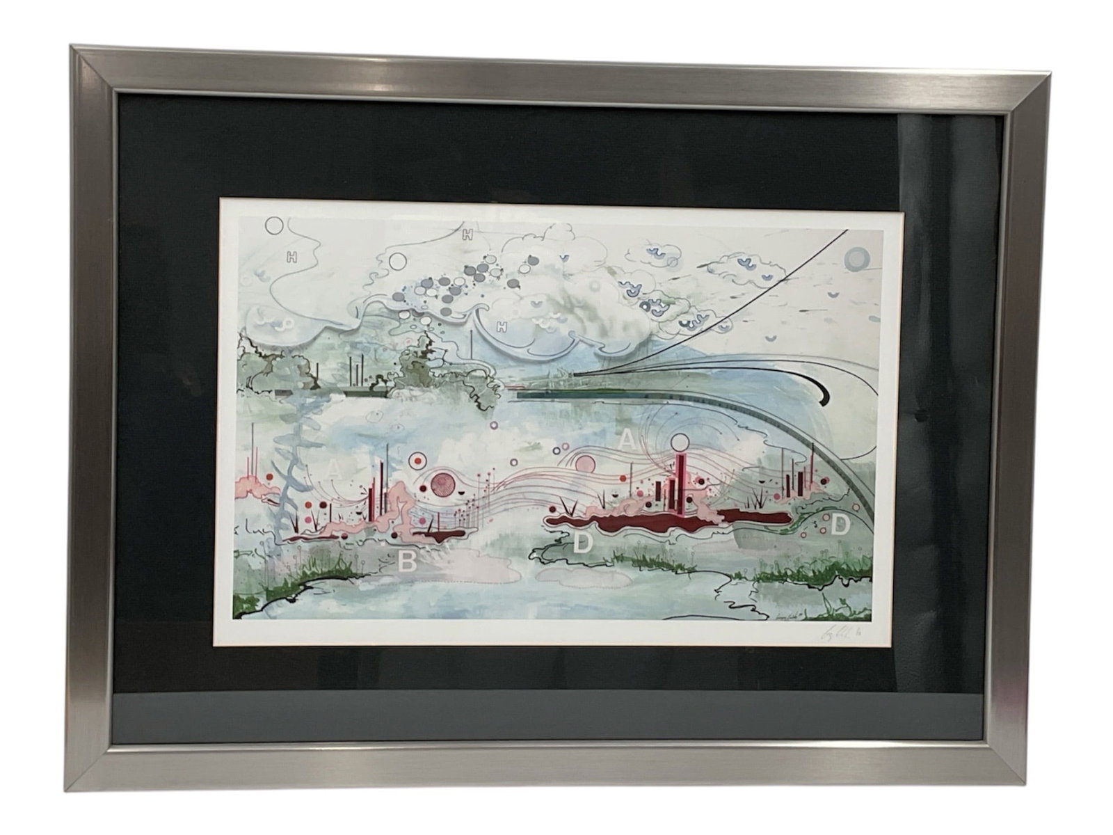 Gregory Euclide (American, b. 1974) Limited Edition Watercolor, 1/25 (1 of 4)