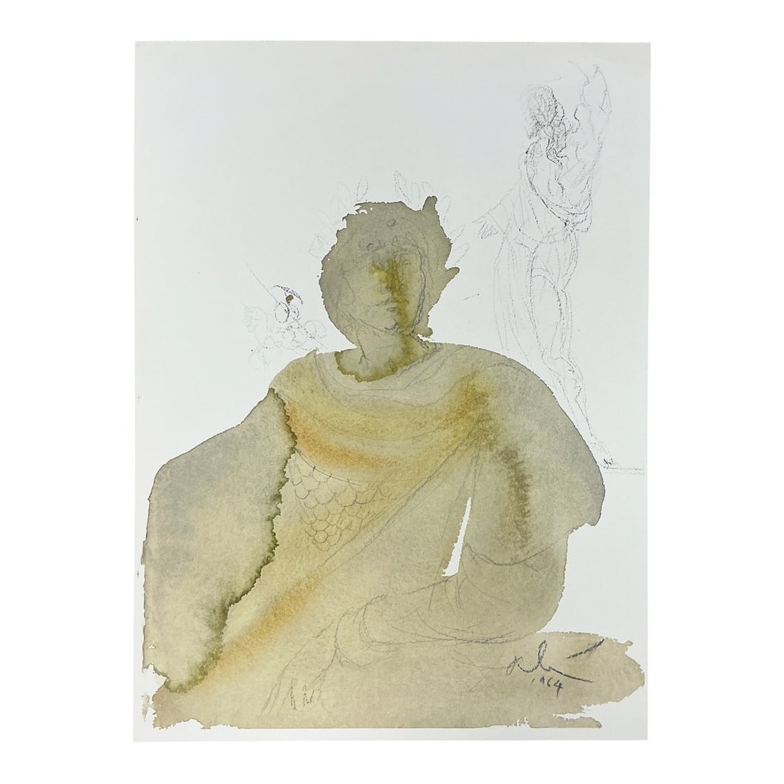 Biblia Sacra: Licet Tributum Dare Caesari? by Salvador Dalí (Spanish, 1904-1989) Color Lithograph (1 of 4)