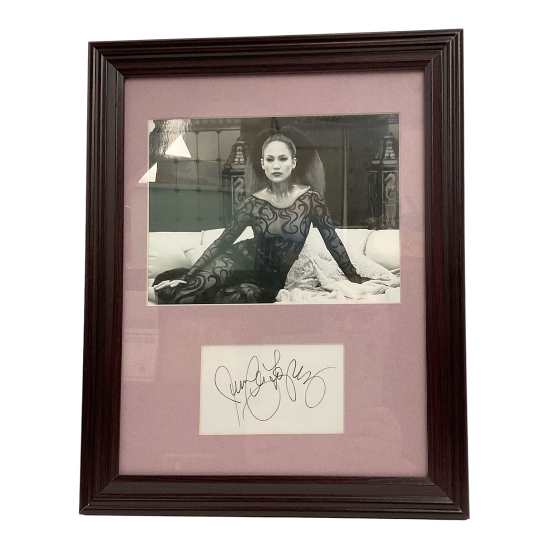 Jennifer Lopez Signed Framed Photograph with Autograph (1 of 4)
