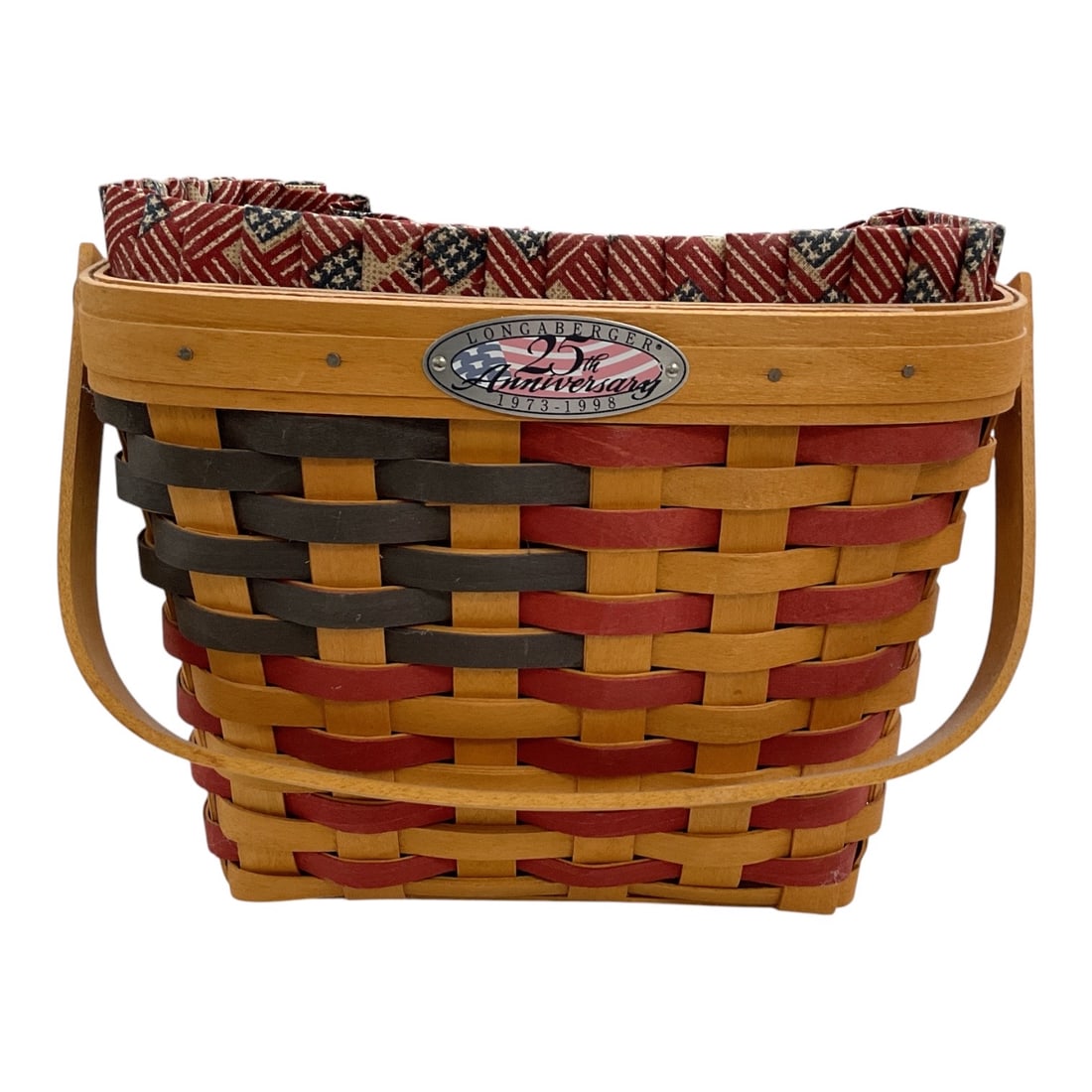 Longaberger 1998 25th Anniversary Americana Flag Basket (1 of 4)