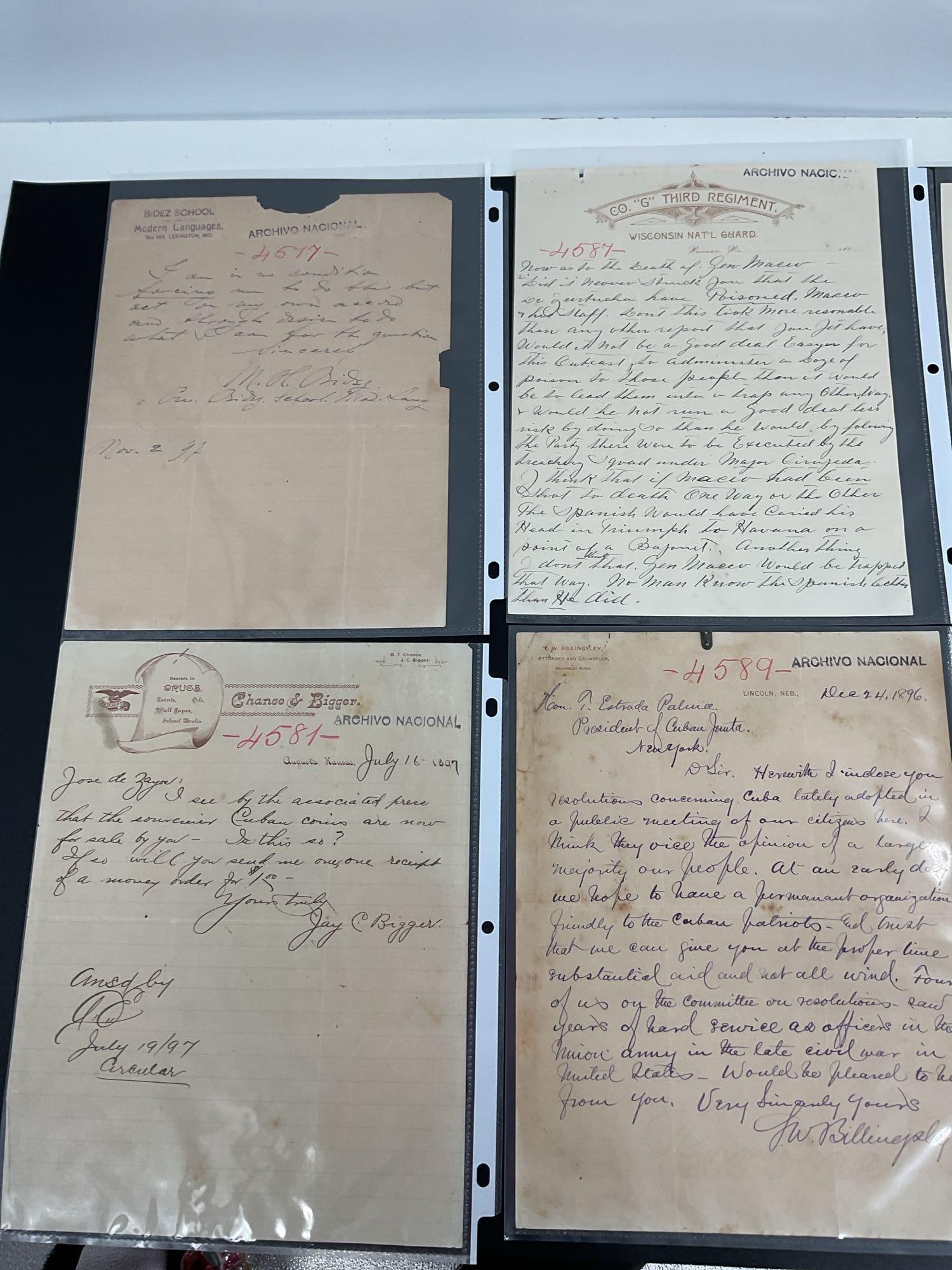 22 Historical Handwritten Letters (19th Century) - 7