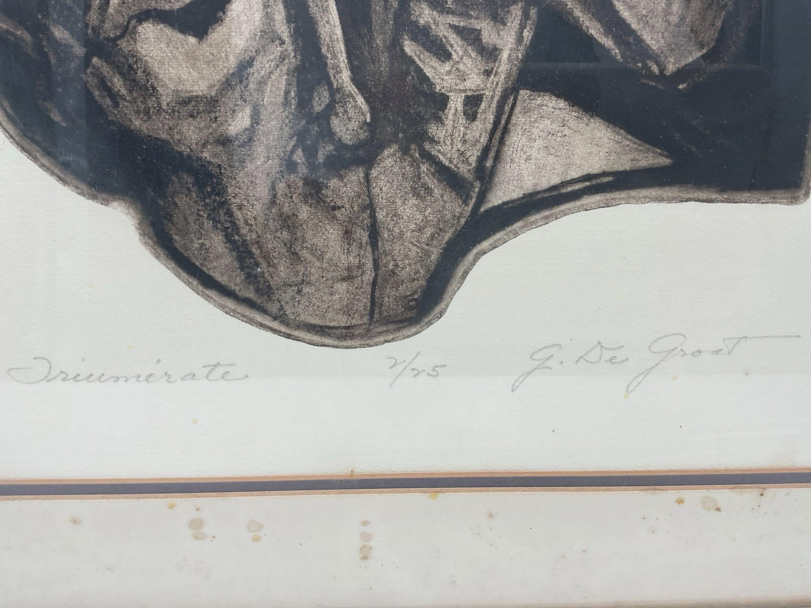 Triumvirate by J. De Groot Lithograph - 2