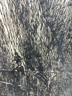 Tree by Susan Byrne Etching - 2