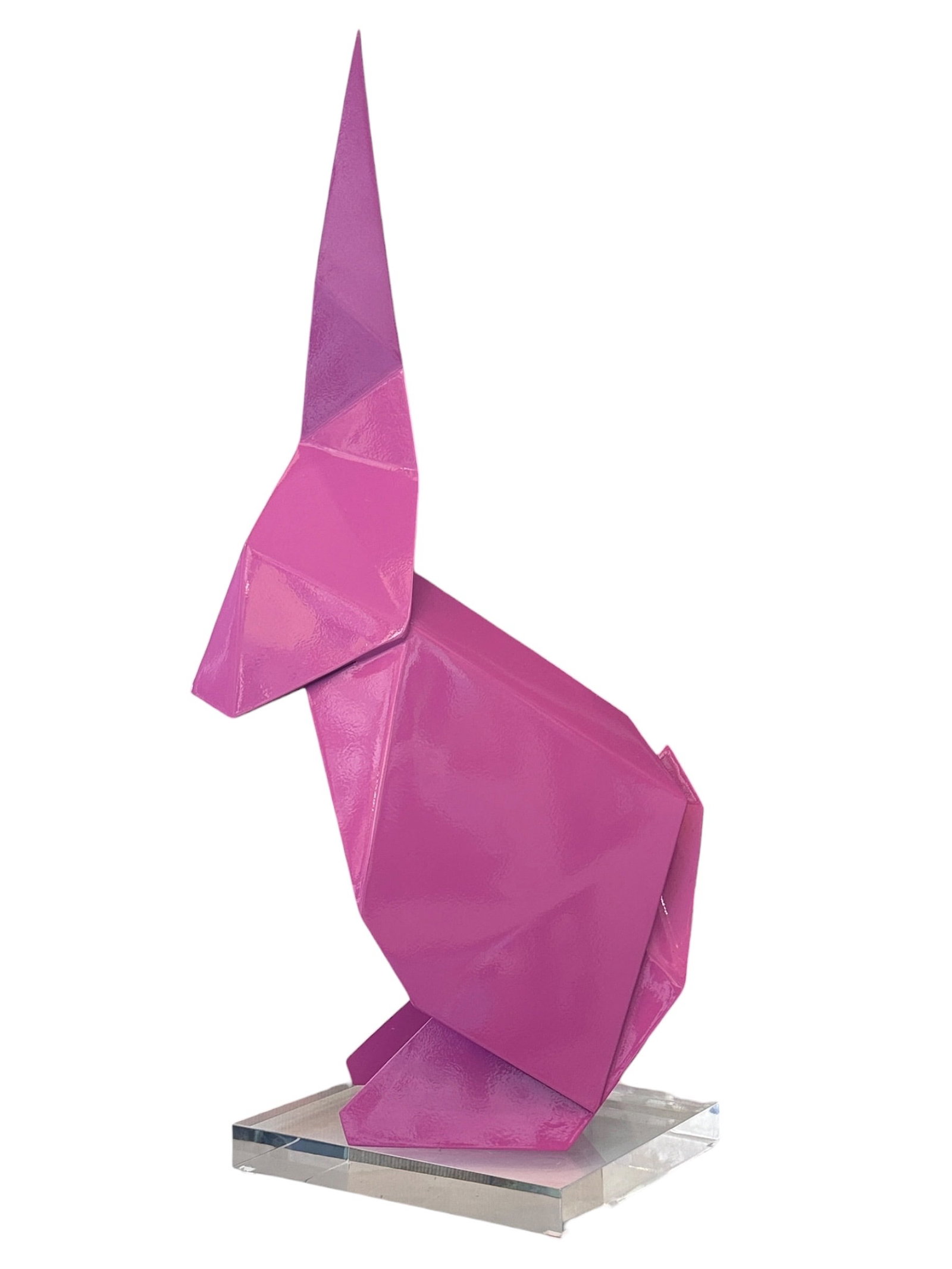 Origami Rabbit by Mr. Brainwash (French, B.1966) Metal Sculpture: tbd
