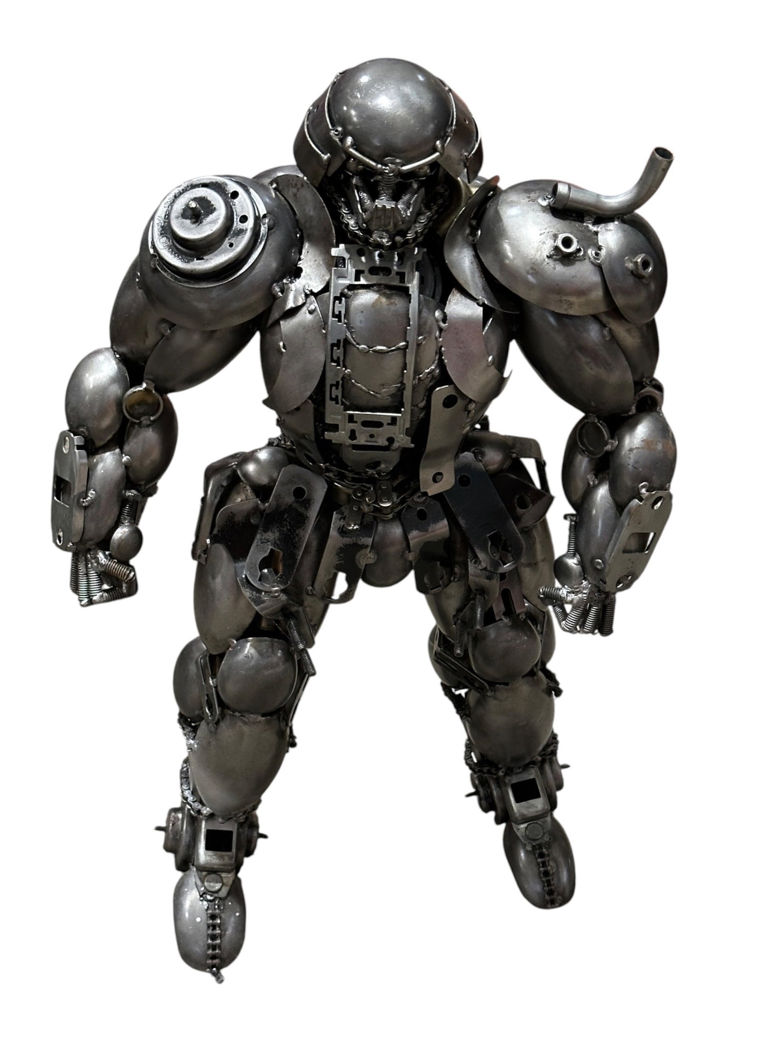 Juggernaut Scrap Metal Sculpture by Slava Kromsky (Russian, B.1978) (1 of 3)