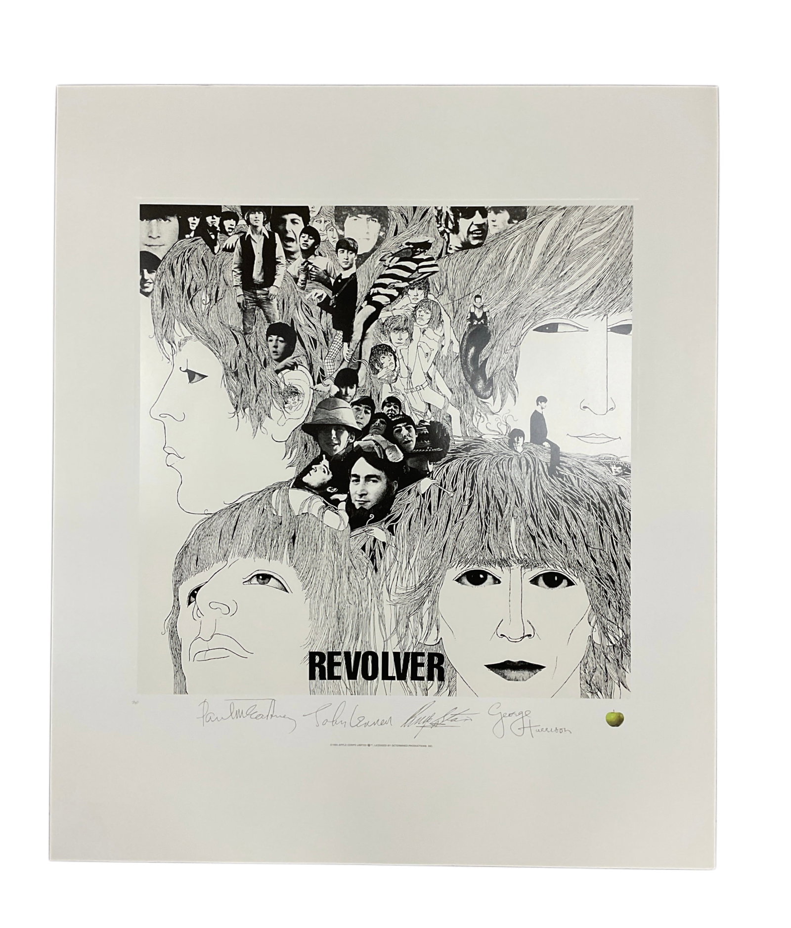 "Revolver" The Beatles Album Cover Limited Edition Lithograph: Logistics & Specs Medium: Limit
