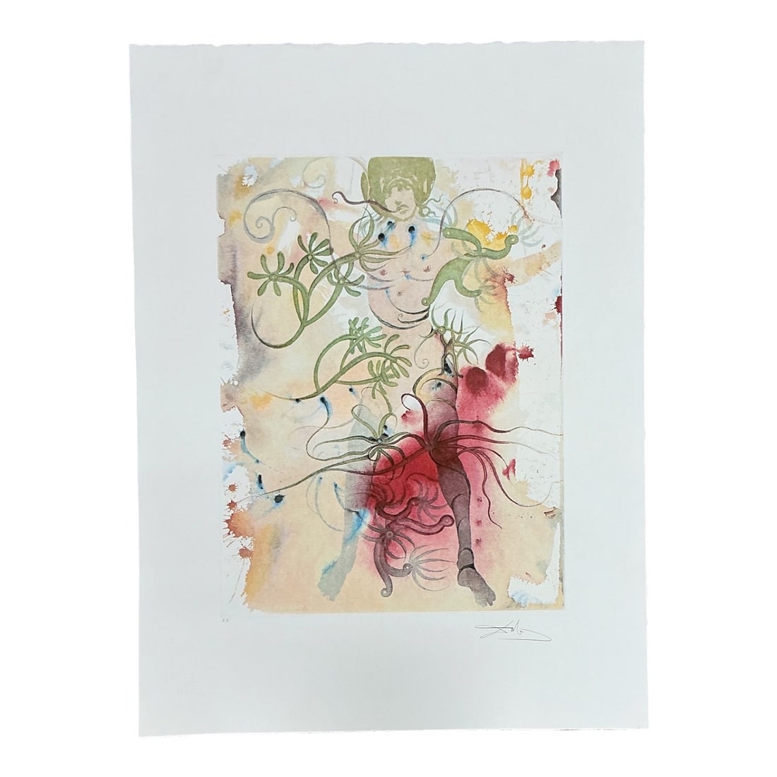Les Liaisons d'Amour by Salvador Dalí (Spanish, 1904-1989) Color Engraving, Lithograph + Mixed: Specifications Artist: Salvador Dal