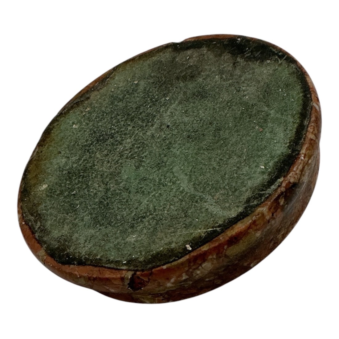 Bronze Bear Ashtray on Red Marble Base - 4