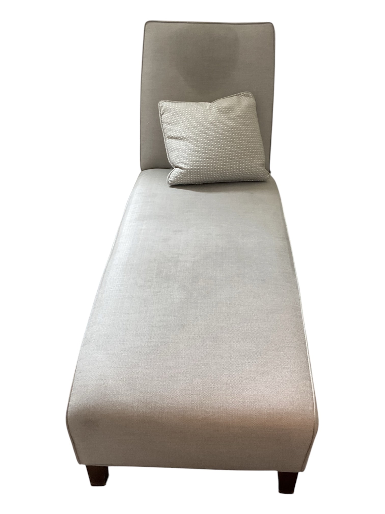 Contemporary Curved Upholstered Chaise Lounge (1 of 3)