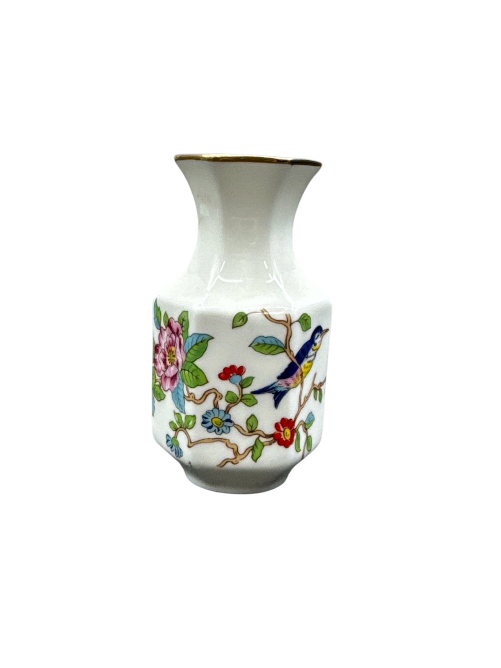 Aynsley Fine English Bone China Floral Miniature Vase (1 of 3)