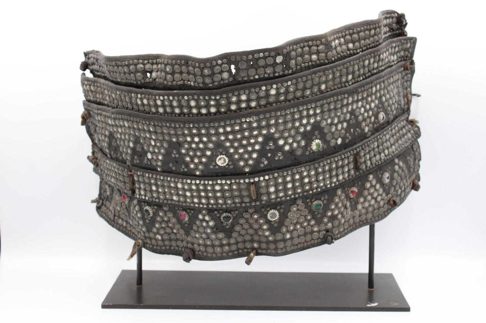 Probable 18th Century Ottoman Weapons Belts: Holsters for Knife, Yataghan, and Pistols. (1 of 10)