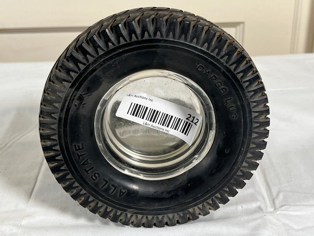1940's-'50's Allstate Tire Ash Tray: 1940's-'50's Allstate Tire Ash Tray