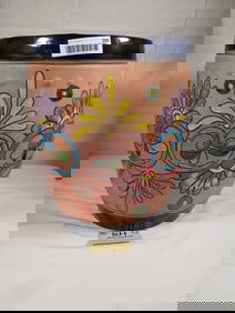 Hand Painted Flower Pot