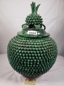 Michoacin? Green Glazed Pottery Vessel