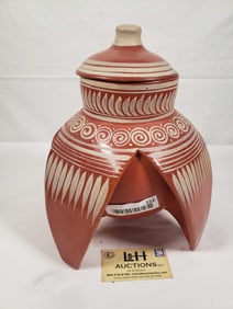 Florentino Jimon Barba? Pottery Ginger Jar
