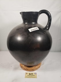 Black Clay Pitcher