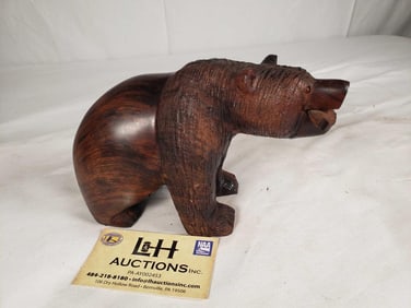Carved Ironwood Bear