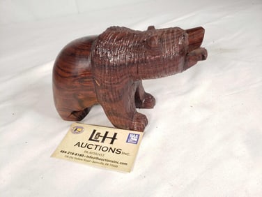 Carved Ironwood Bear