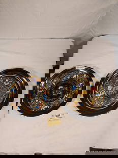 Mexican Painted Plates: 2 Mexican Painted Plates