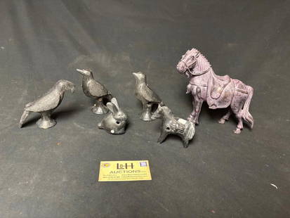 Mexican Clay Animal & Bird Figures: Mexican Clay Animal & Bird Figures