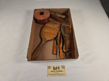 Art DecoÊCelluloid Bureau Set