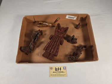 Miscellaneous Wood & Pottery Items