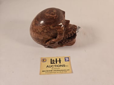 Heavy Soapstone-like Material Skull