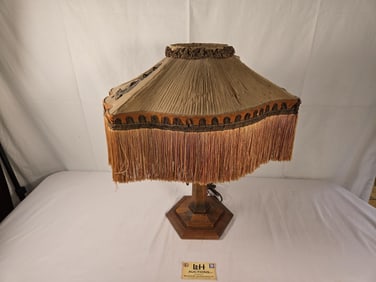 Fringed Shade Lamp