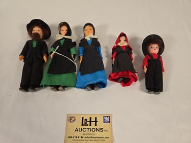 Box Lot - 5 Amish Dressed DollsÊ#90