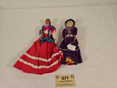 2 Cloth dolls (1 Navajo)Ê#85
