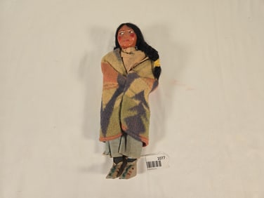 12" Skookum Woman w/Papoose, 1940's, Bully GoodÊLabelÊ#76
