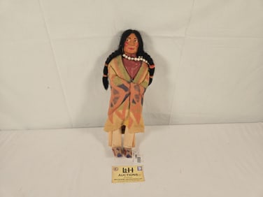 15" SkookumÊMan w/Bean Beads, 1940's. No Label #57