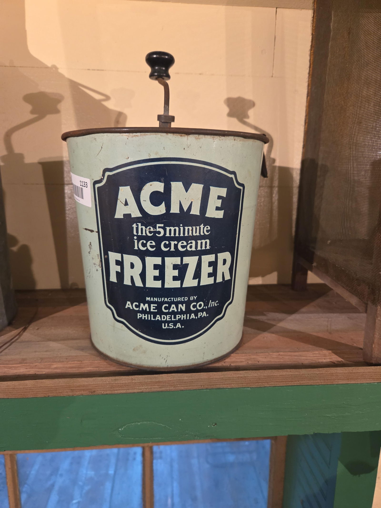 Acme ice cream freezer (1 of 2)