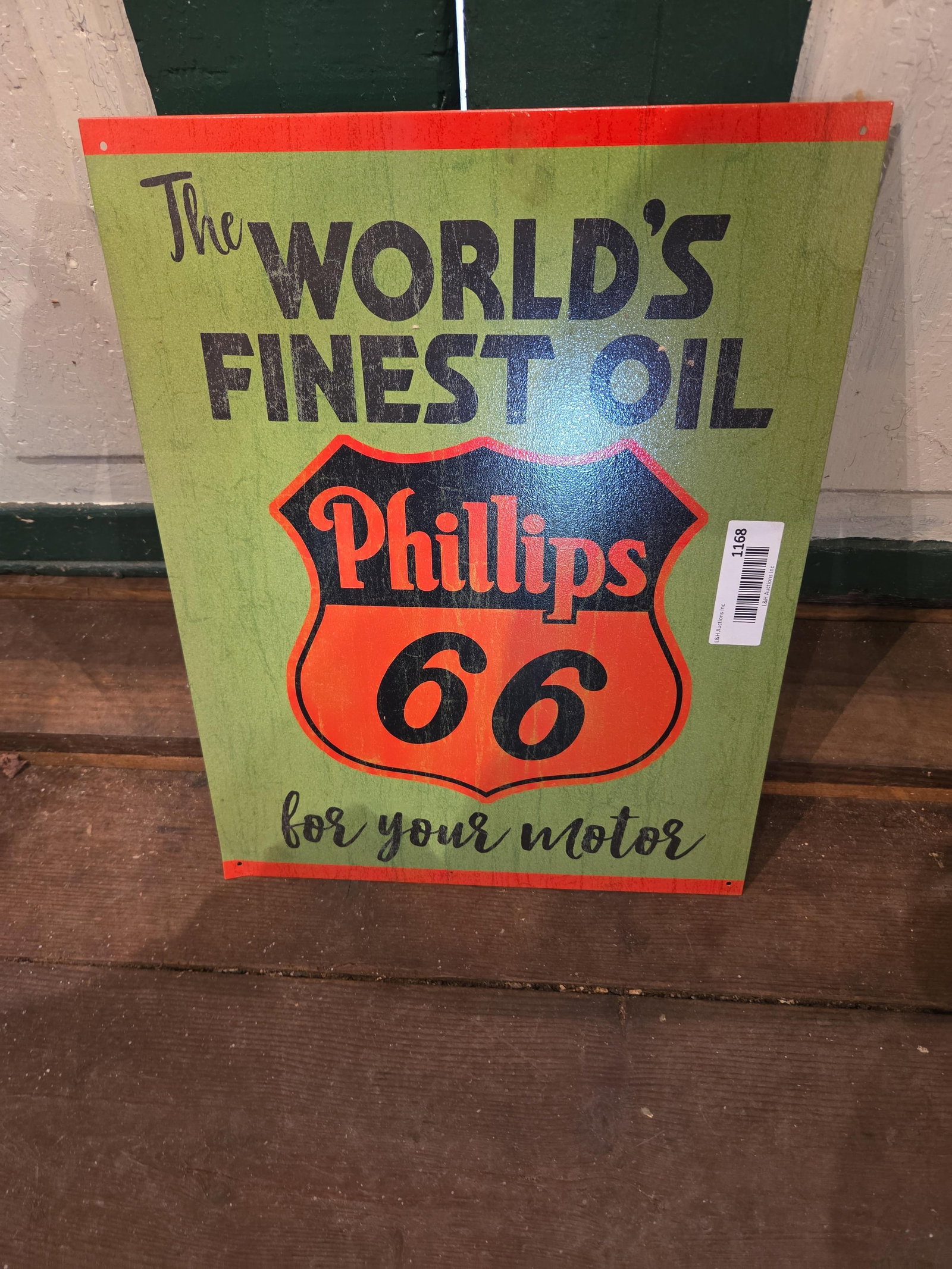 Phillips oil sign: Phillips oil sign