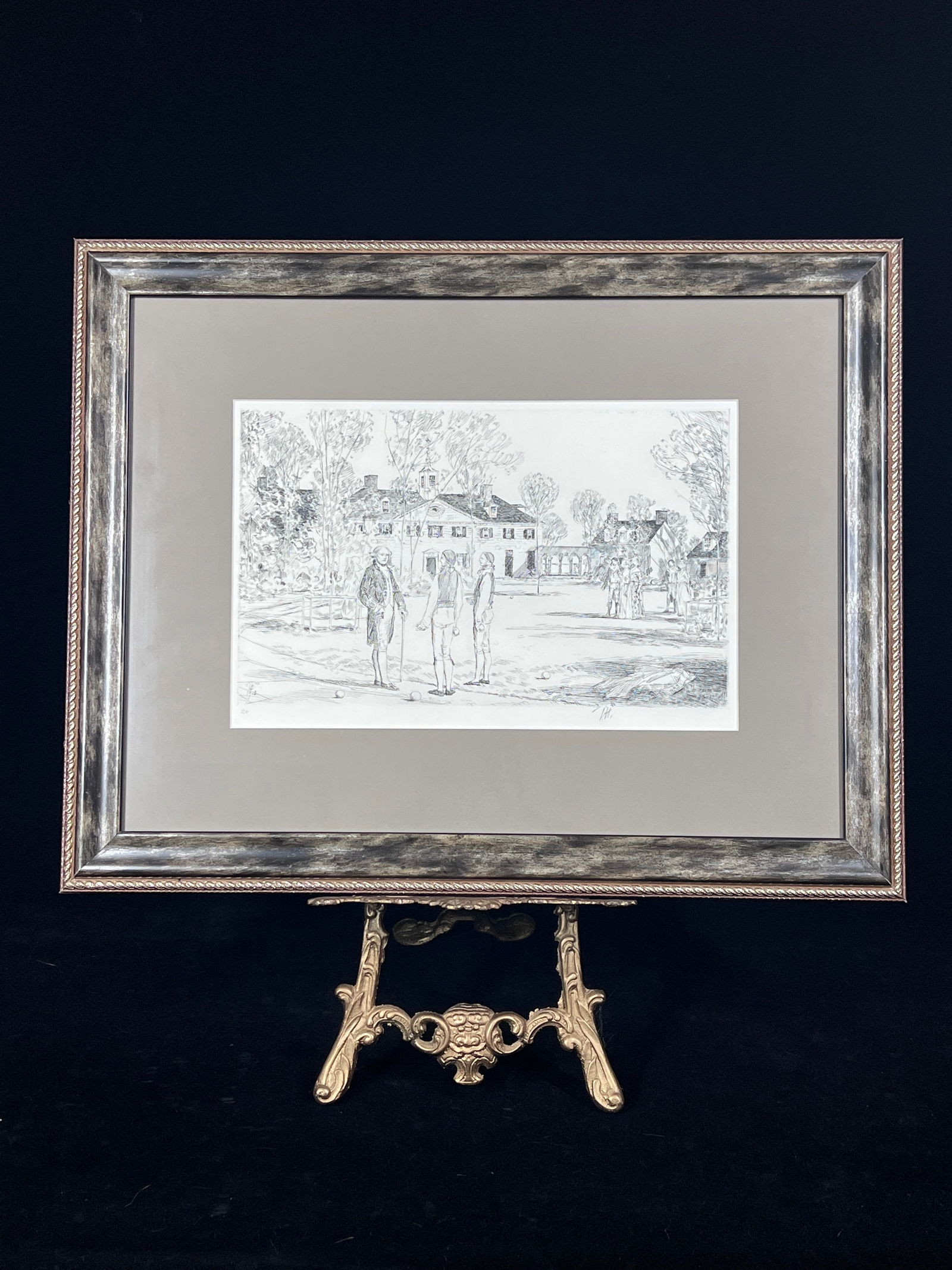 Childe Hassam Original Signed Etching by Important American Artist (1 of 9)