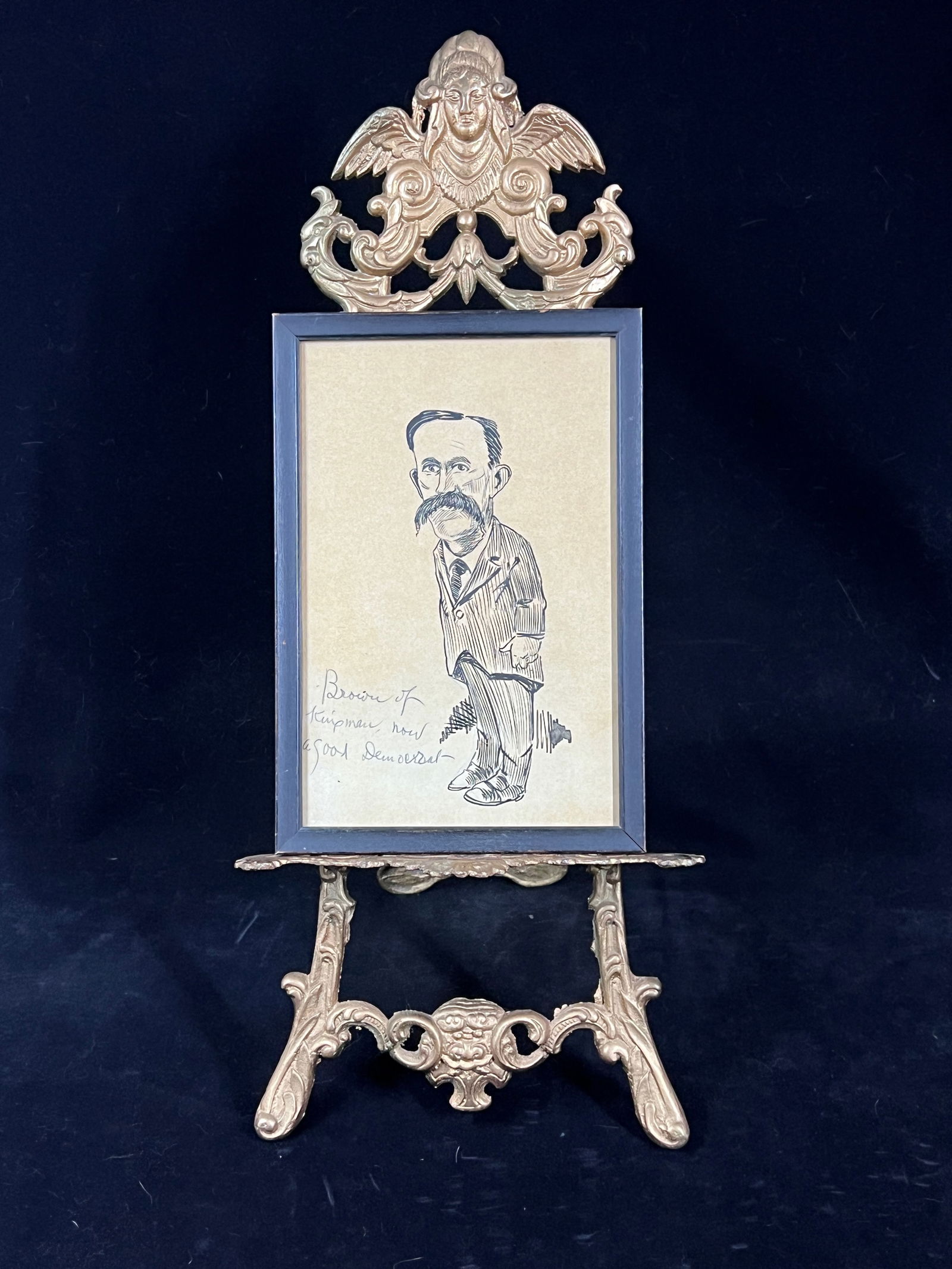 Ding Darling Original Character Drawing by Noted and Listed Artist/Illustrator (1 of 7)