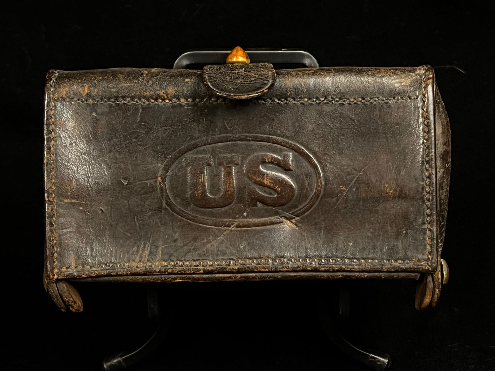 1880s Union Army Leather Cartridge Belt Case (1 of 6)