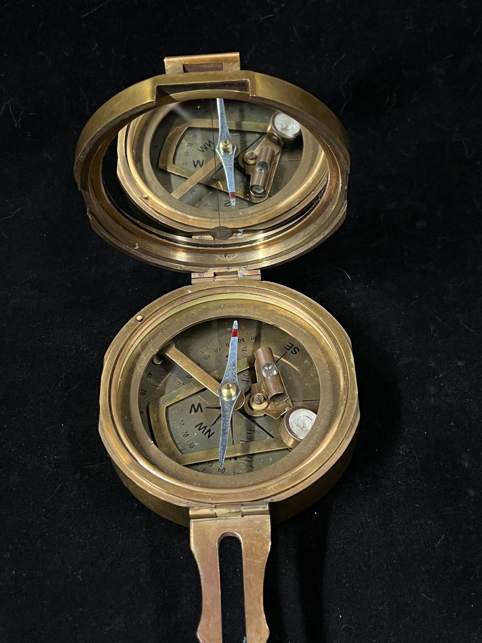 Heavy Solid Brass Stanley Marine Compass Natural Sine London (1 of 14)
