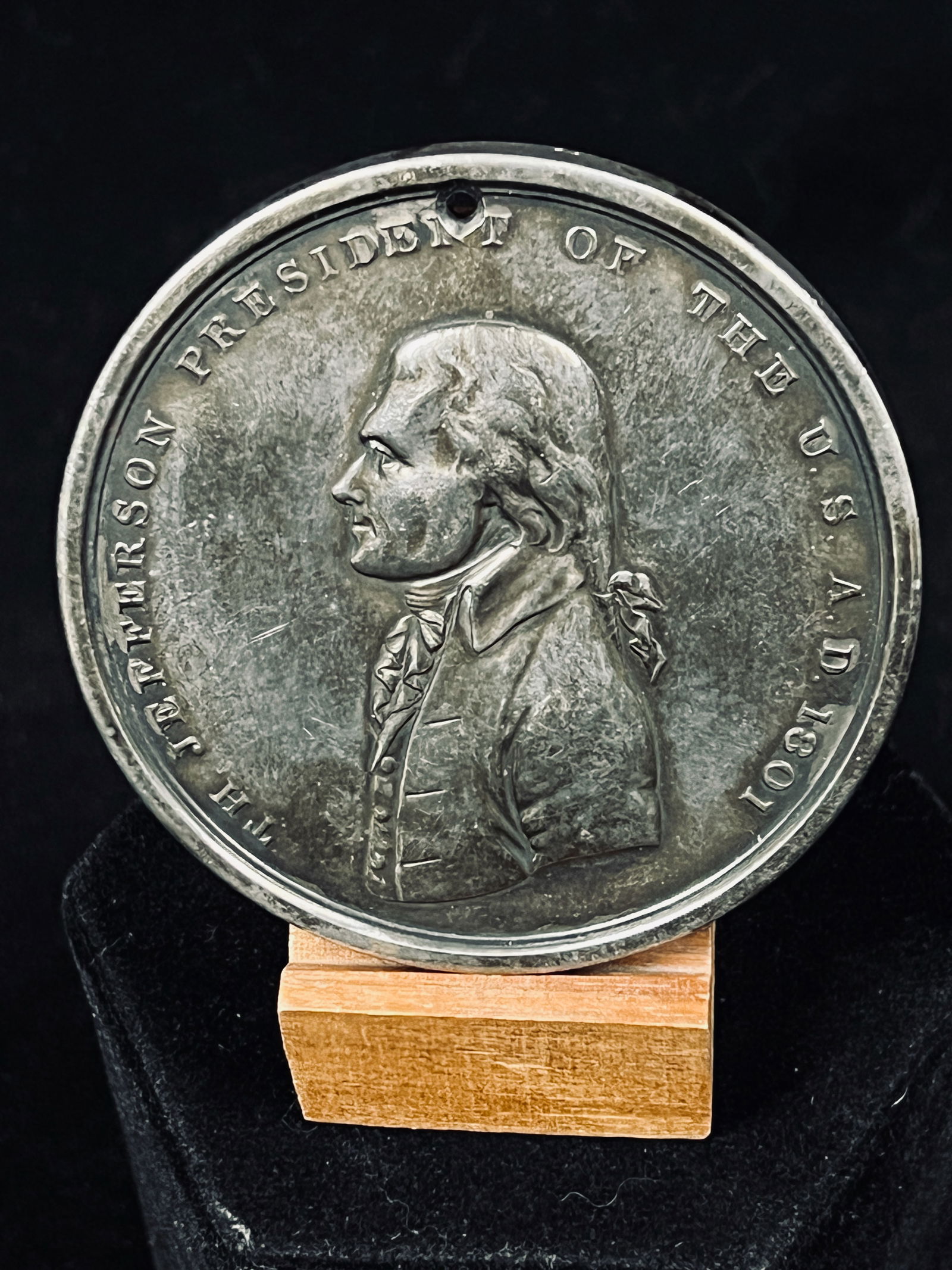 Silver Thomas Jefferson Indian Peace Medal Restrike (1 of 8)