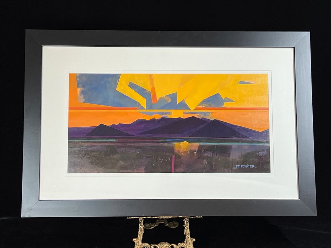 Eagle Sky’ Dramatic Abstract Landscape Painting Ed Pointer (1 of 7)
