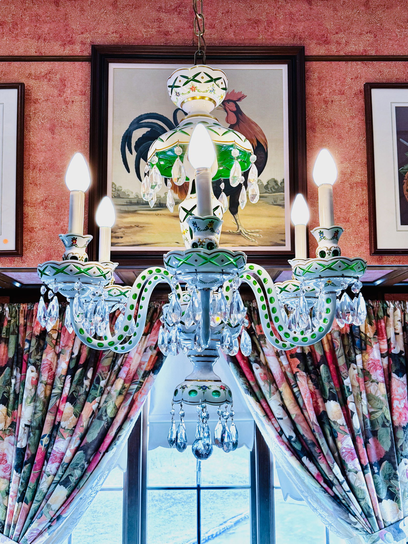 Gloriously Quirky Very Fine Antique Bohemian Chandelier (1 of 12)